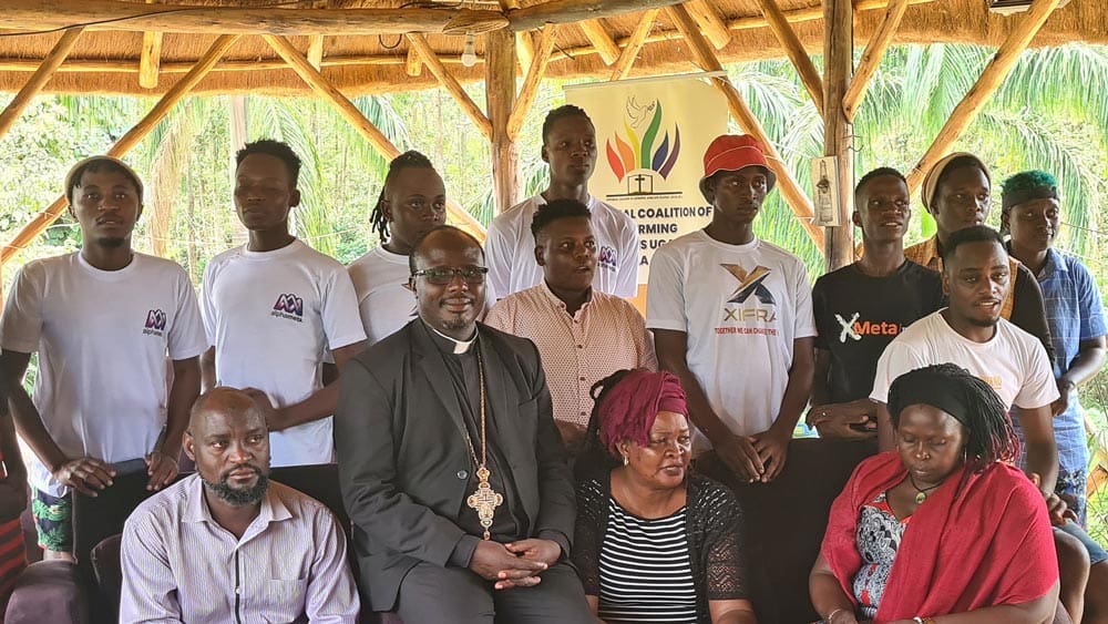 Members of UCAA-UG with clients